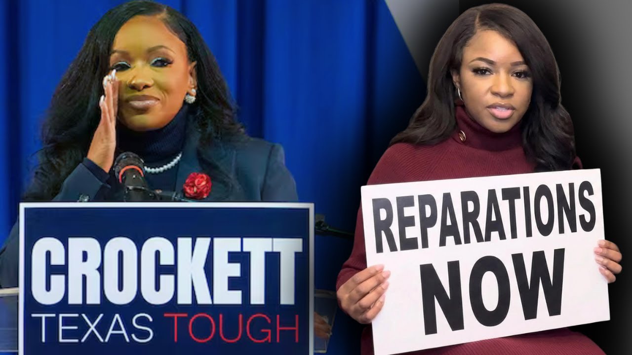 Senate Candidate Jasmine Crockett Drops BOMBSHELL Reparations Tax Plan